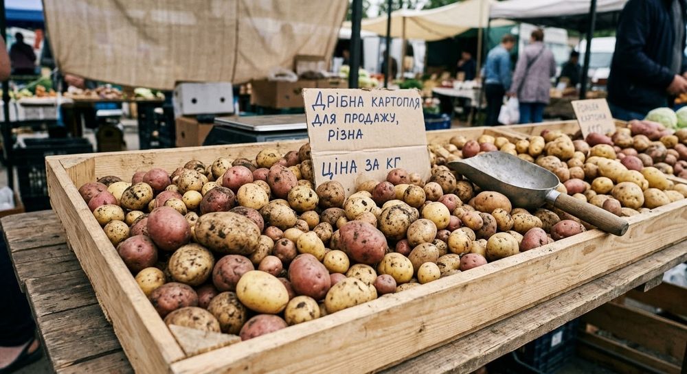 Продам картоплю дрібну 200+ кг