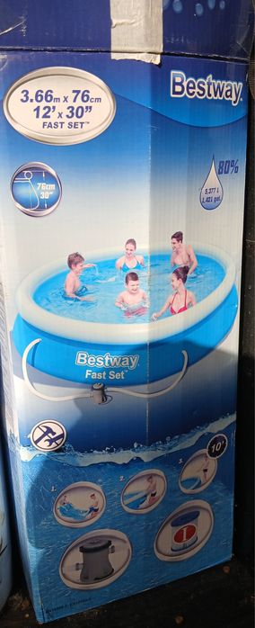 Piscina insuflável ø366x76cm Bestway