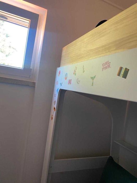 Cama beliche Júnior com design ou Cama elevada