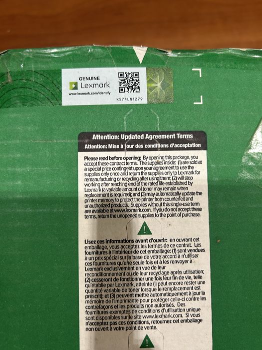 Tusz toner czarny Lexmark B342X00