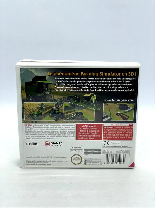 Farming Simulator 2012 3D Nintendo 3DS Po Angielsku