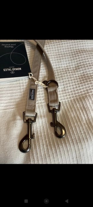 Sprzedam smycz dla psa Nomad Tales BLUSH szara plusz 200cm