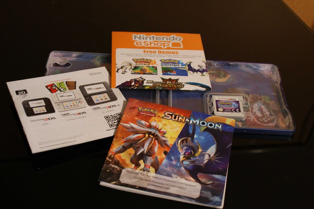 Gra Pokemon Moon Steel box Nintendo 3DS jak nowa