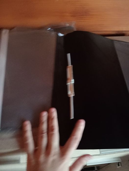 Pastas para guardar folhas de escrita