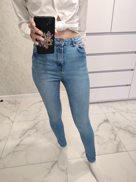 Джинси скіні S(42р) світлі