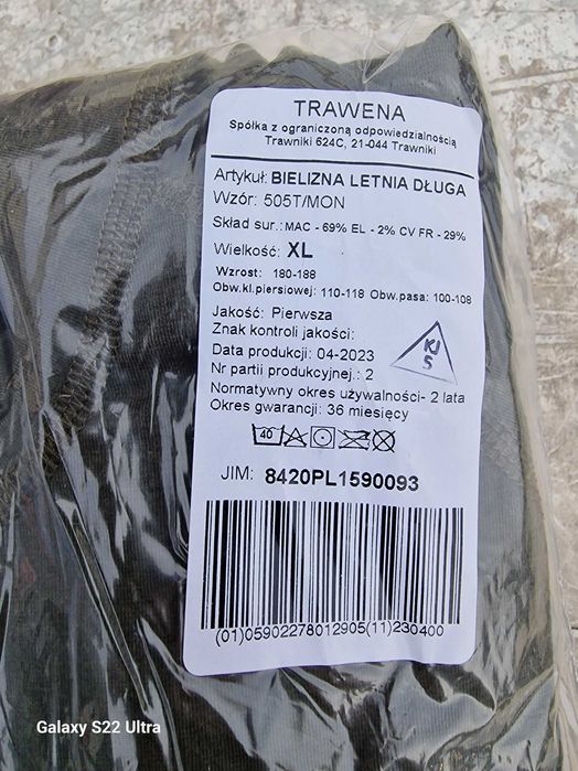 505T/mon bielizna letnia