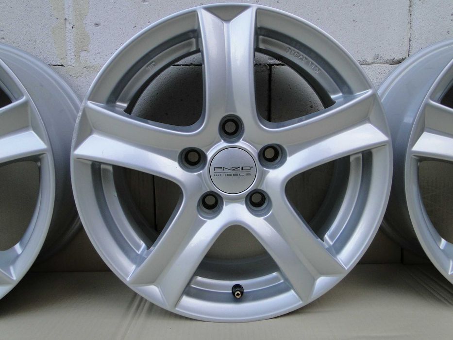 Felgi Aluminiowe ANZIO WAVE  15", Audi / VW , 6,5J15, ET45 stan BDB