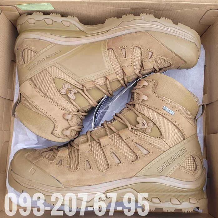 Тактичні черевики SALOMON Quest 4D GTX Forces 2 оригінал, койот
