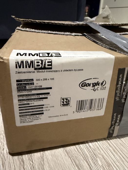 2 Moduły mieszające z układem by-pass Gorgiel MMA/E