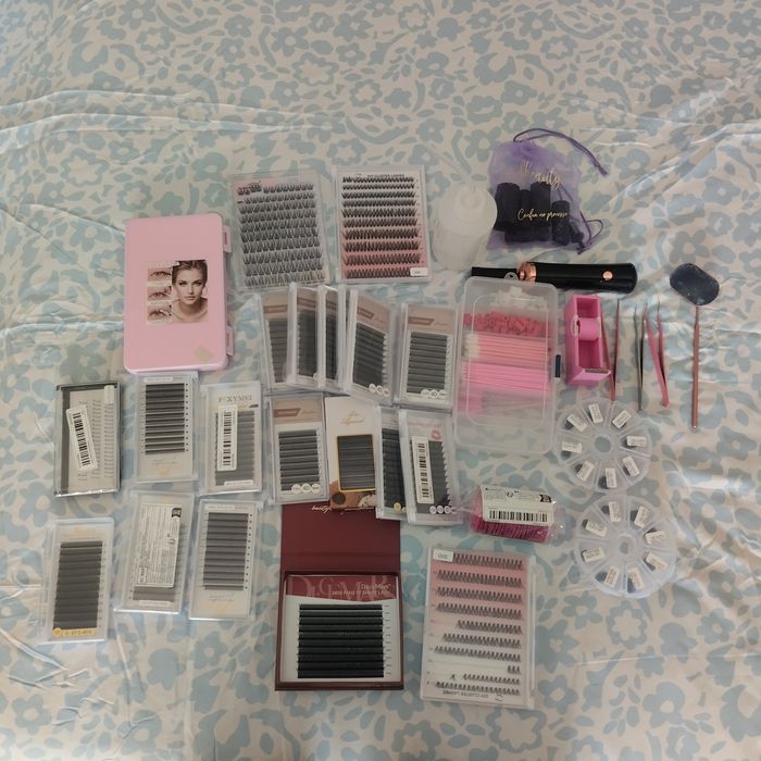 Kit extensão de pestanas
