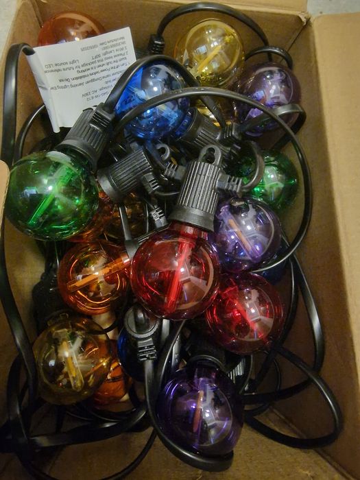 Lampki ogrodowe led kolor girlanda