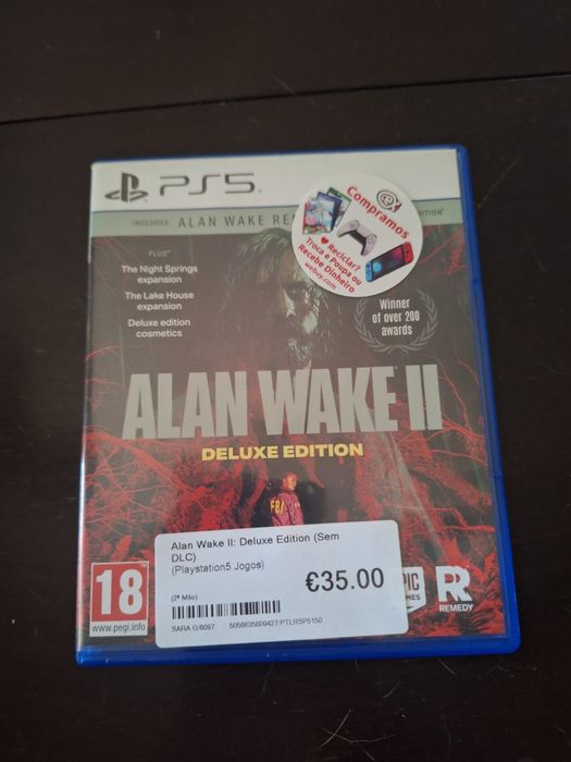 Jogo Alan Wake 2 Deluxe Edition Ps5