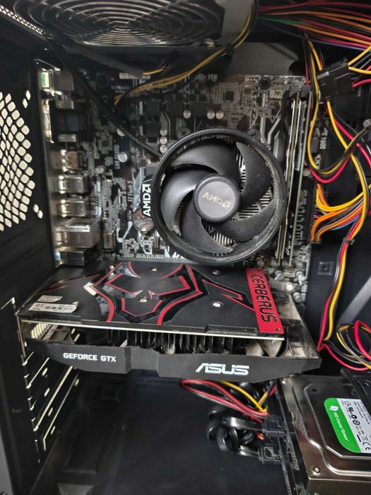 Системний блок Ryzen 5 2600 8 gb ddr4 SSD/HDD GTX 1050Ti 4gb