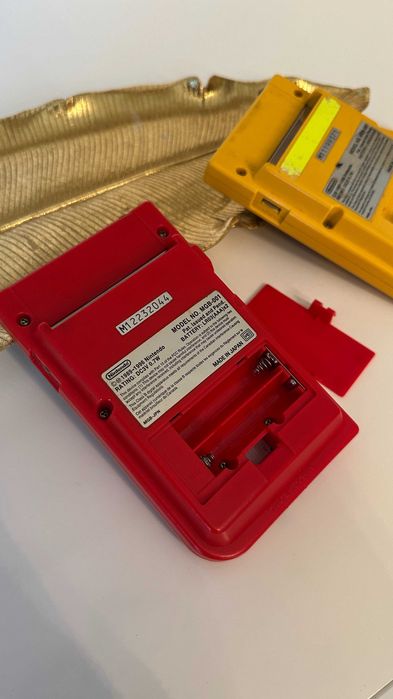 Gameboy Pocket Amarelo + Vermelho