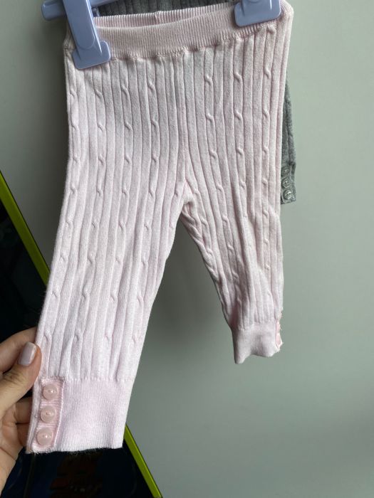 Legginsy o wzorzystym splocie H&M 68 4/6mc