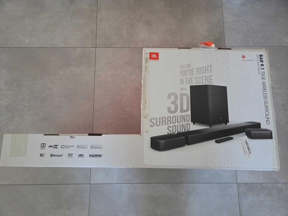 JBL Soundbar 9.1 Atmos Chromecast Airpley 2 WIFI 820W