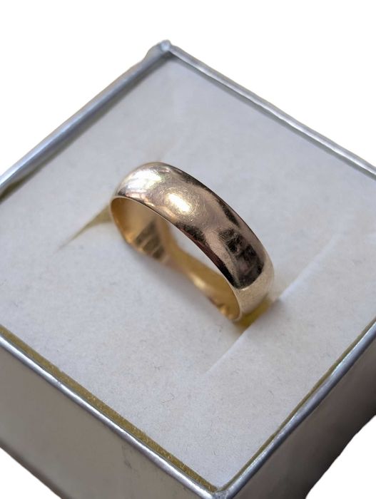 Złota obrączka 585 14K 4,31 g r. 21