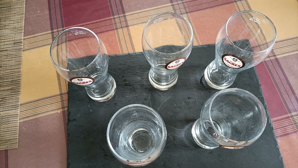 Copos de vidro para fino