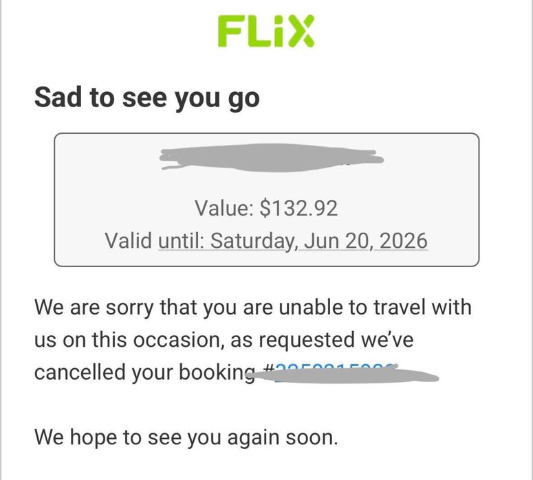 Cupão da FlixBus  112€