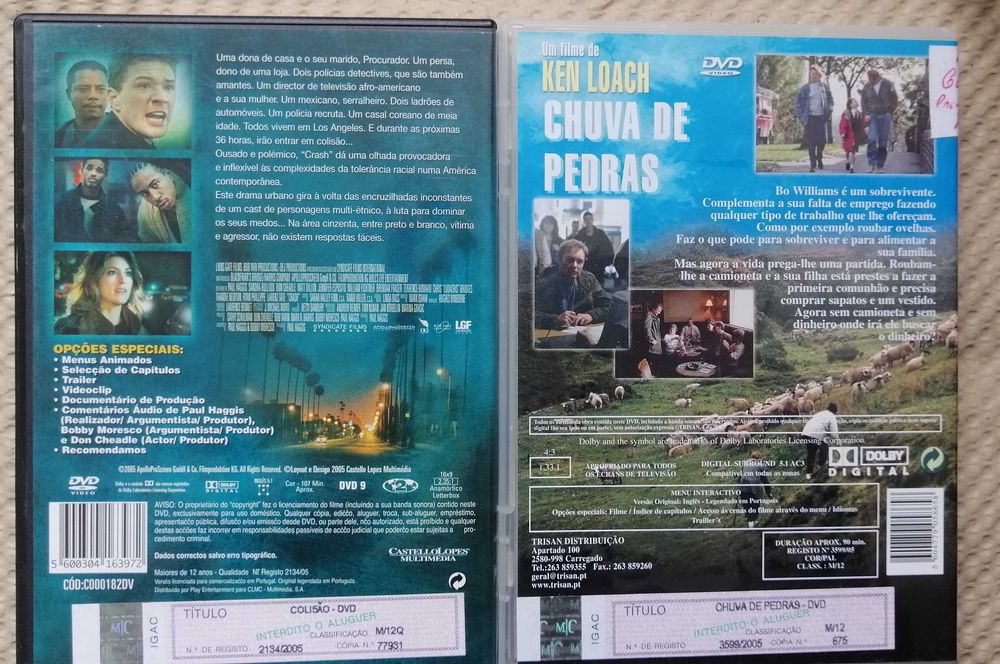 Colisão Sandra Bullock  Chuva de pedras  Ken Loach