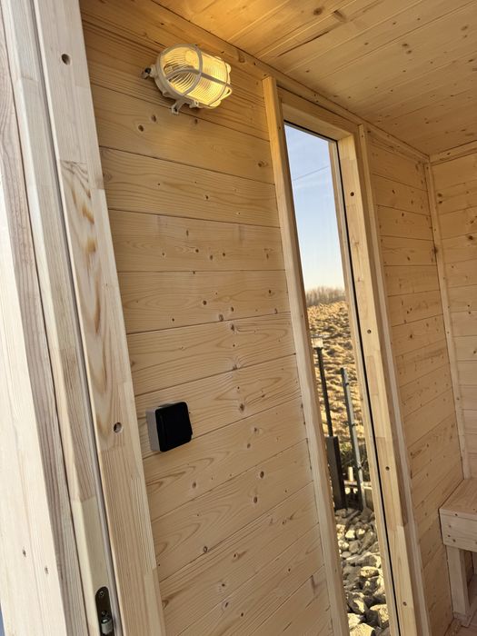 Sauna ogrodowa sauna z przedsionkiem ocieplona dostawa caly kraj