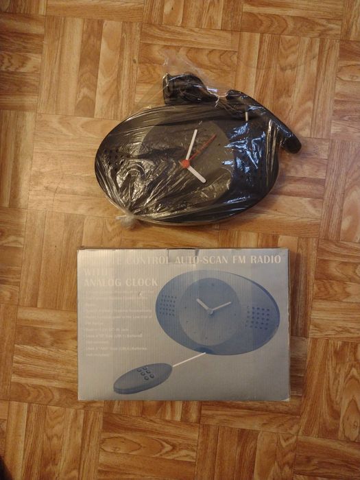 Radio with Analog Clock and Remote Control64550926767363120