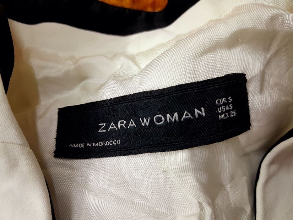 Biała marynarka żakiet zara woman 36 s