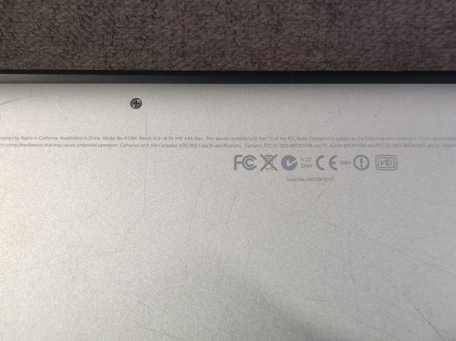 MacBook Pro a1286
