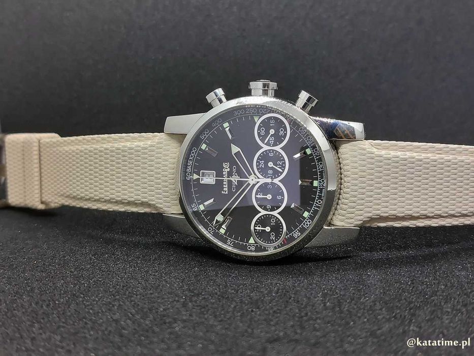 Zegarek męski Eberhard & Co.Chronograph ref. 31041 automatyczny data 40mm zegarek męski