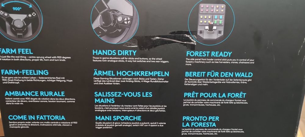 Sprzedam kierownicę Logitech do Farming