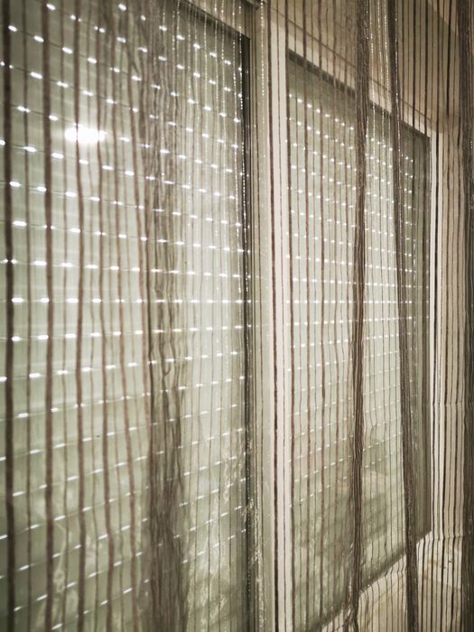 Cortinado Transparente Cinzento