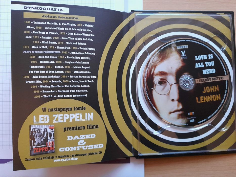 John Lennon film z cyklu legendy muzyki.