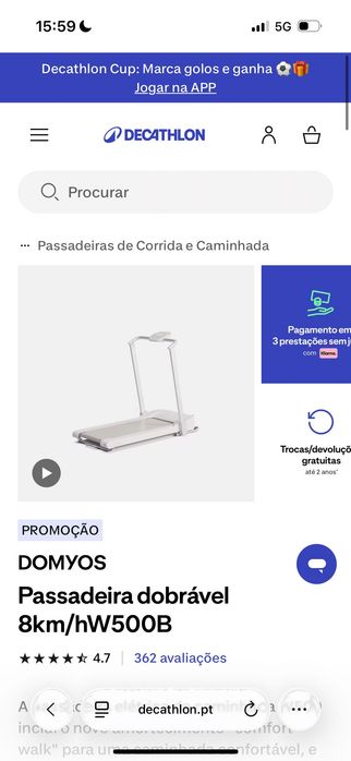 Passadeira Domyos hW500B