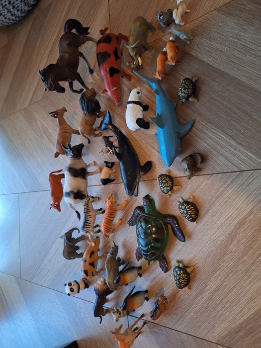 Wielki Zestaw Figurek Zwierząt ZOO Safari Farma Morze – Okazja!