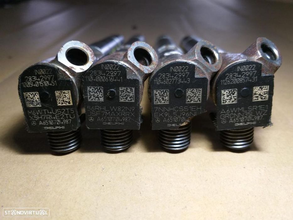 Injetores injectores injeção Mercedes Sprinter 313 cdi MOTOR 651