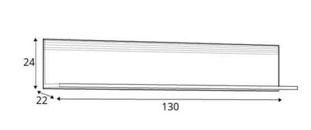 półka ścienna Novi  Meble Wójcik