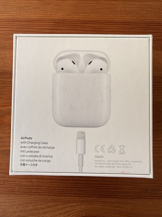 AirPods 2ª Geração Originais Apple + Caixa Completa