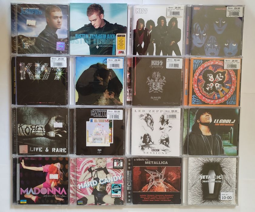 Лицензионная Музыка на CD и DVD