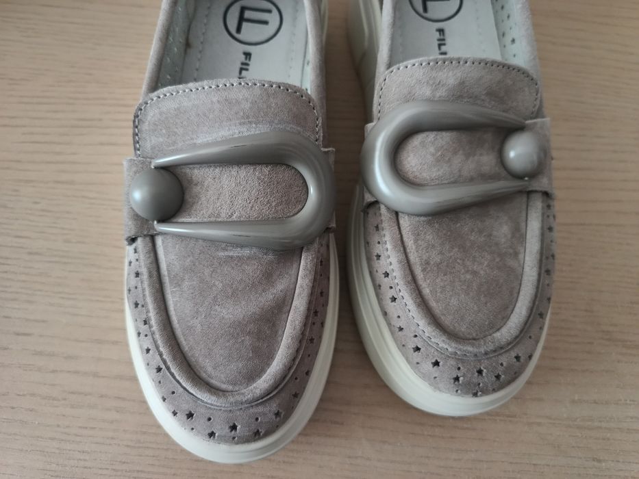 Zamszowe mokasyny Filippo 36