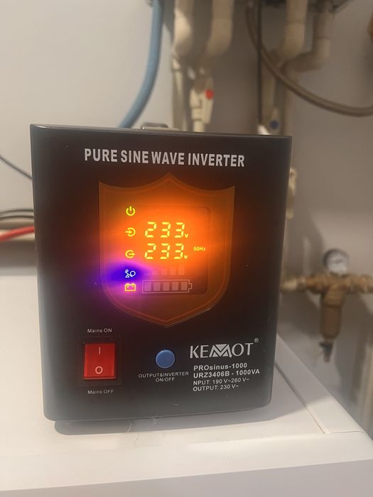 ДБЖ безперебійник ОРИГІНАЛ не китай  інвертор KEMOT 800 1000 prosinus