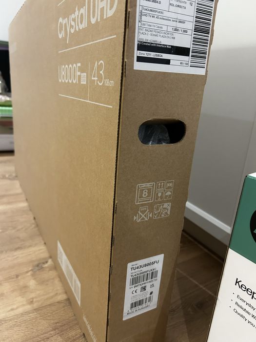 TV SAMSUNG Crystal UHD 43” - NOVA