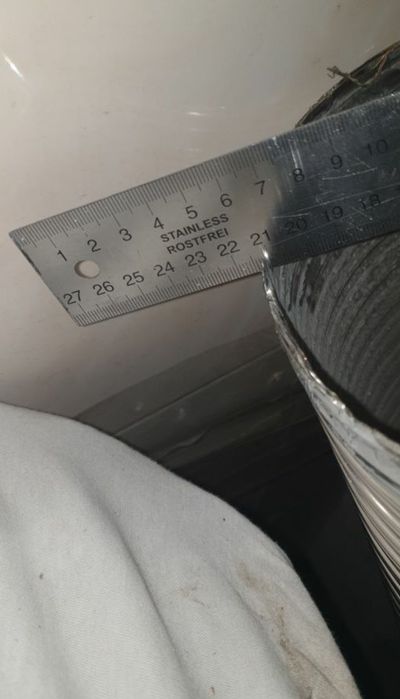 Tubo inox novo, flexível de 3m com diâmetro 200mm e 5m de diâmetro 110