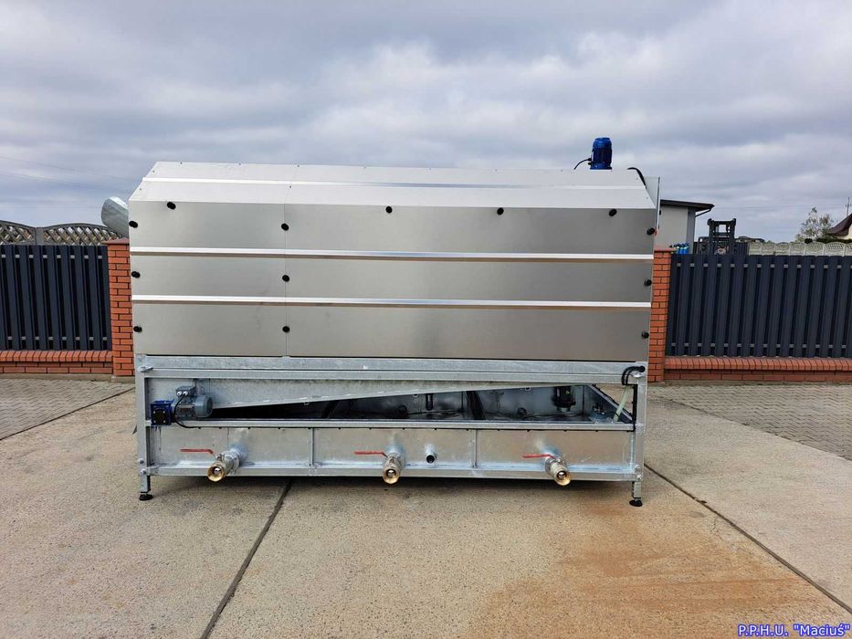 Nowa myjka szczotkowa - szczotkarka wahadłowa do warzyw MS-3000