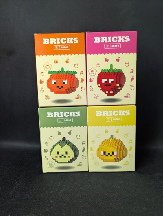 Bricks - міні конструктор фігурки фруктів (~200 деталей)
