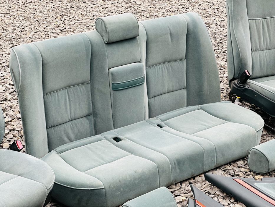 BMW E39 Седан Салон Зелений Велюр е39 сидіння диван зелений салончик