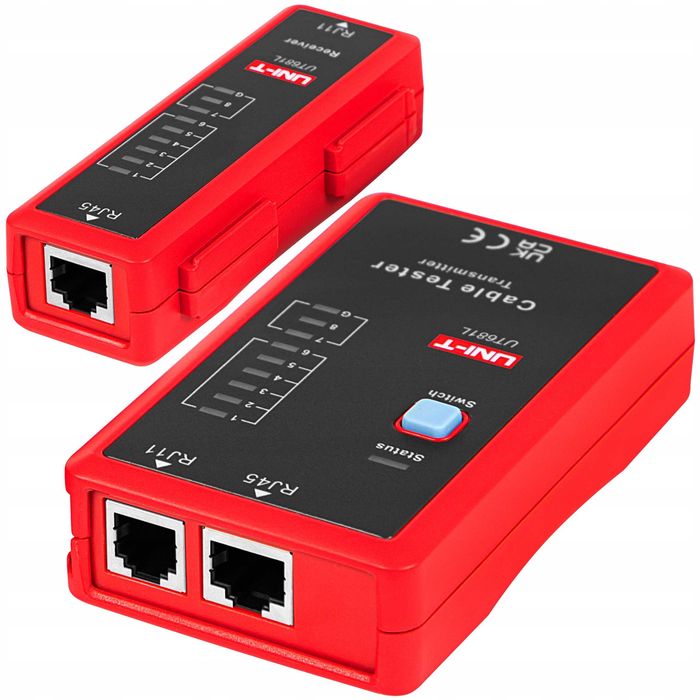TESTER Kabli sieciowych RJ45 RJ11 Ethernet skrętka POE ośmiożyłowa