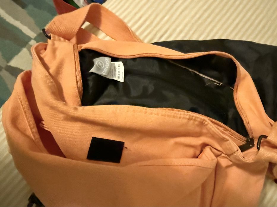 Pasta tiracolo Converse All Star em coral