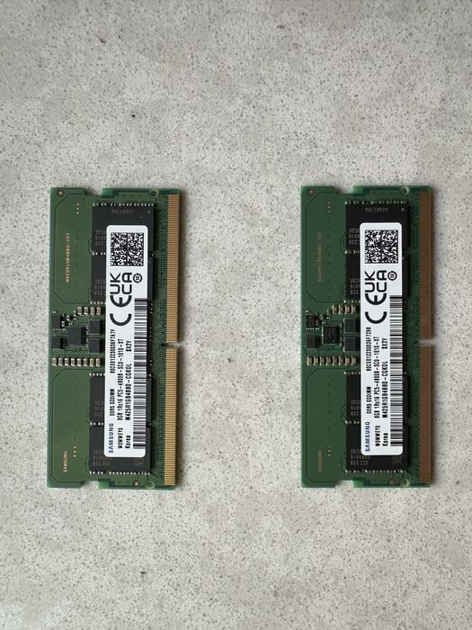 Pamiec RAM do laptopa Samsung 2x 8GB/DDR5/M425R1GB4BB0-CQKOL
