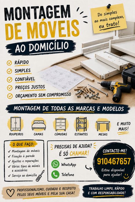 Furniture Assembly at Home | IKEA, JYSK, Leroy Merlin and Other Brands
