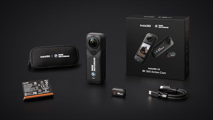 Insta360 One X5 BMW Motorrad edition com extras